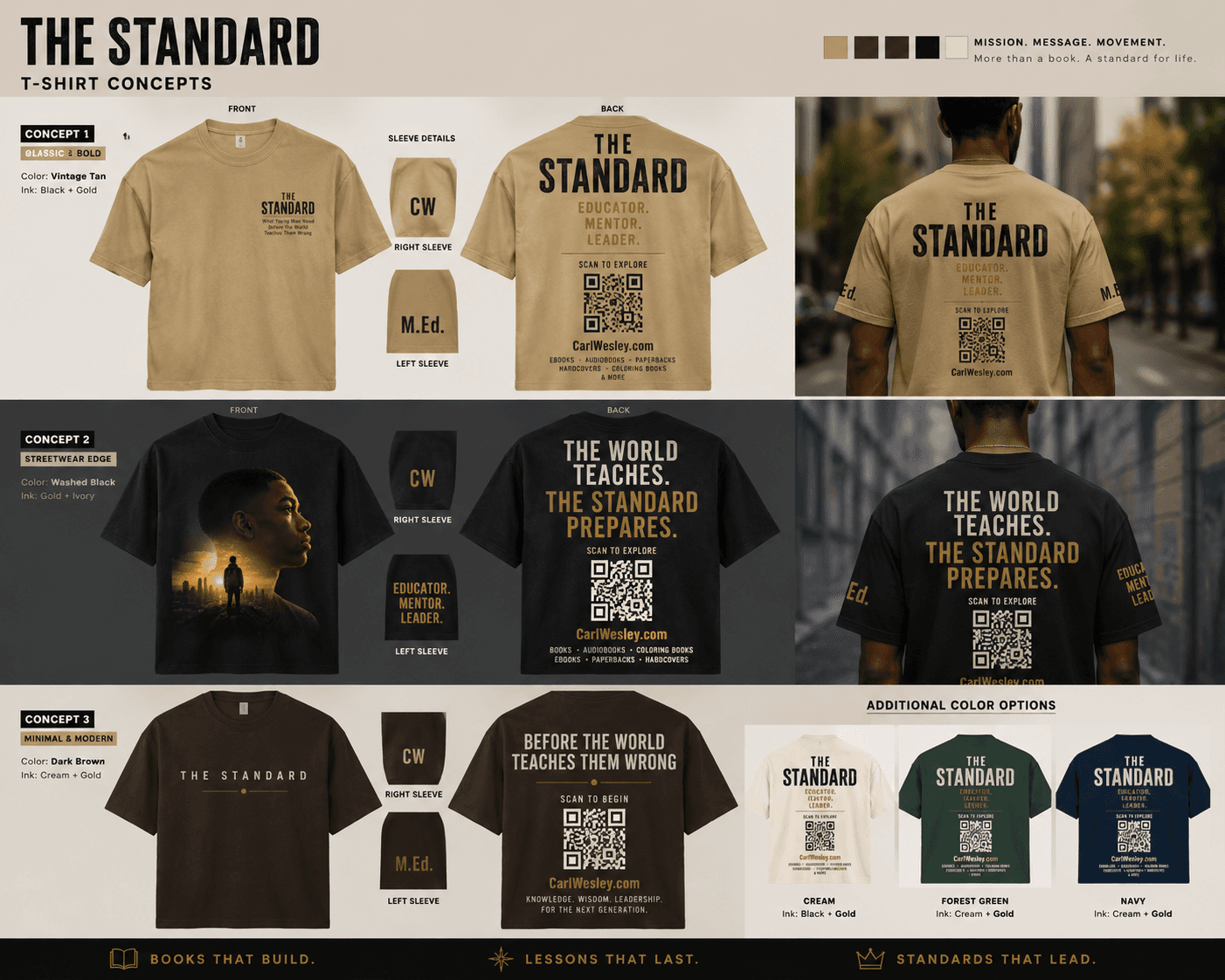 The Standard t-shirt concepts