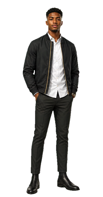 Young Man Journey young man of character full-body character
